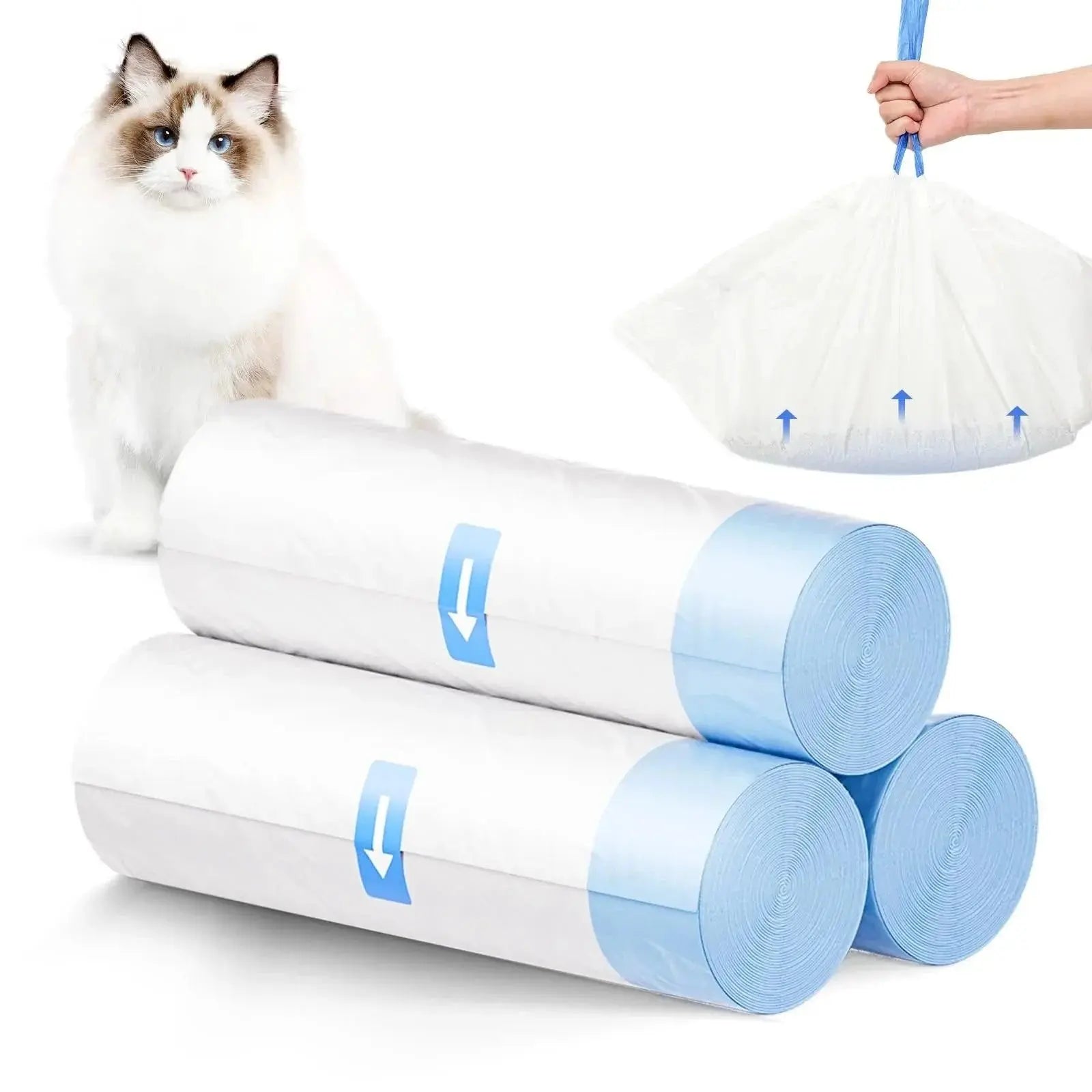 Amicura 12L Litter Bags with Handle, for cura 2（45 bags） Amicura