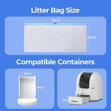 Amicura 12L Litter Bags with Handle, for cura 2（45 bags） Amicura